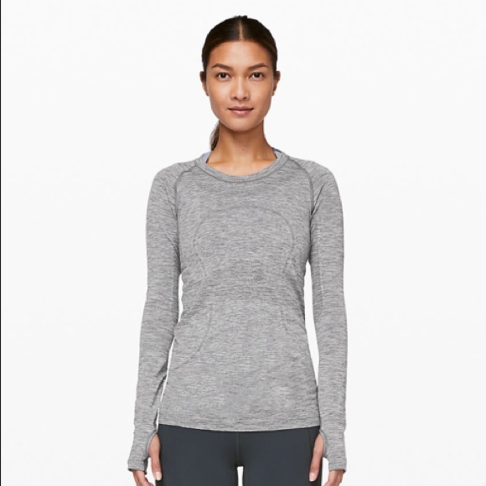 Lululemon Swiftly Tech Long Sleeve Heather Grey